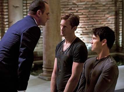 TRUE BLOOD, Chris Meloni, Alexander Skarsgard, Stephen Moyer TRUE BLOOD, Chris Meloni, Alexander Skarsgard, Stephen Moyer