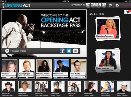 Opening Act, Mobile app Opening Act, Mobile app