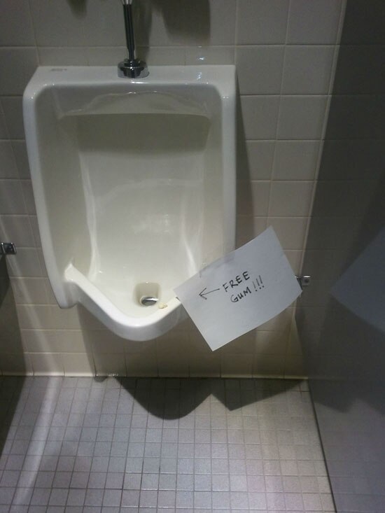 Free Gum Urinal Soup X2 Free Gum Urinal Soup X2