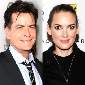 Charlie Sheen, Winona Ryder Charlie Sheen, Winona Ryder