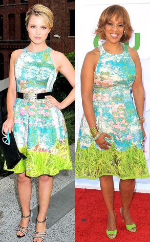 Dianna Agron, Gayle King Dianna Agron, Gayle King