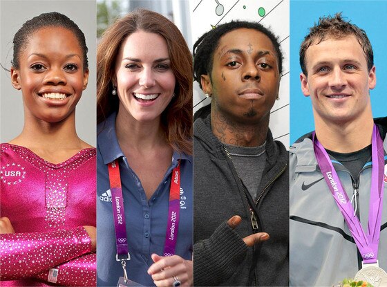 Kate Middleton, Lil Wayne, Ryan Lochte, Gabby Douglas Kate Middleton, Lil Wayne, Ryan Lochte, Gabby Douglas