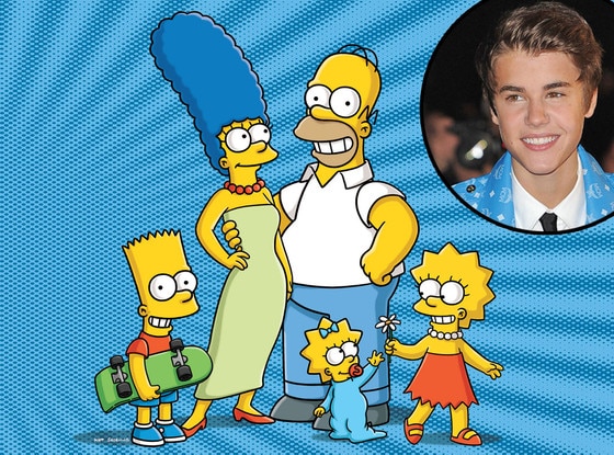 The Simpsons, Justin Bieber The Simpsons, Justin Bieber