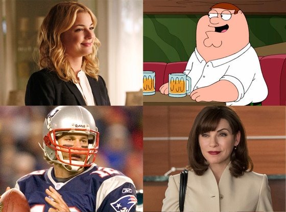 Revenge, Sunday Night Football, The Good Wife, Family Guy Revenge, Sunday Night Football, The Good Wife, Family Guy