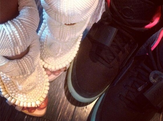 Kim Kardashian, Kanye West, shoes Kim Kardashian, Kanye West, shoes