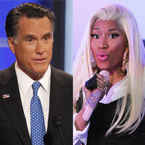 Nicki Minaj, Mitt Romney Nicki Minaj, Mitt Romney