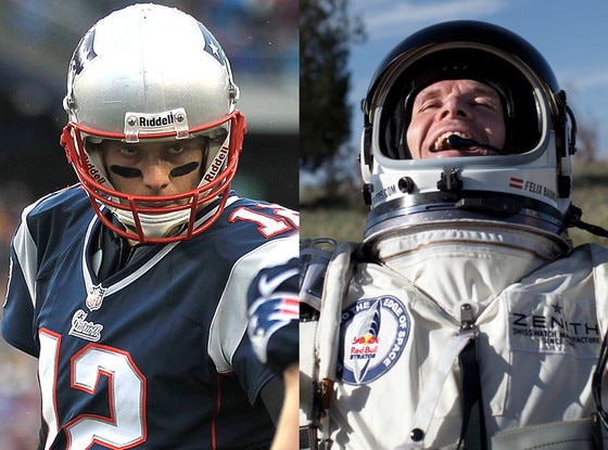 Felix Baumgartner, Tom Brady Felix Baumgartner, Tom Brady