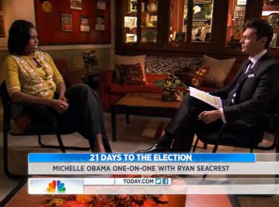 Michelle Obama, Ryan Seacrest Michelle Obama, Ryan Seacrest