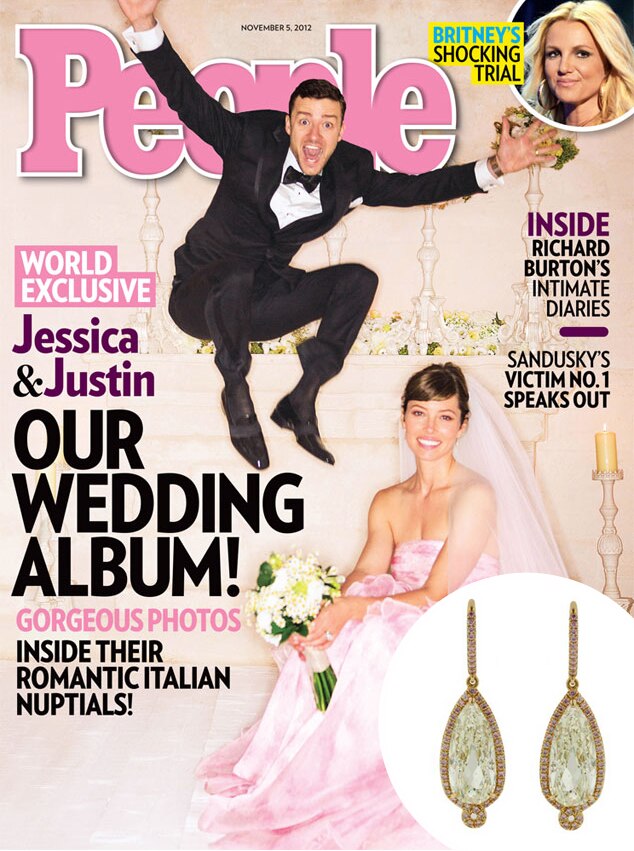 Justin Timberlake, Jessica Biel, People Magazine, Earrings