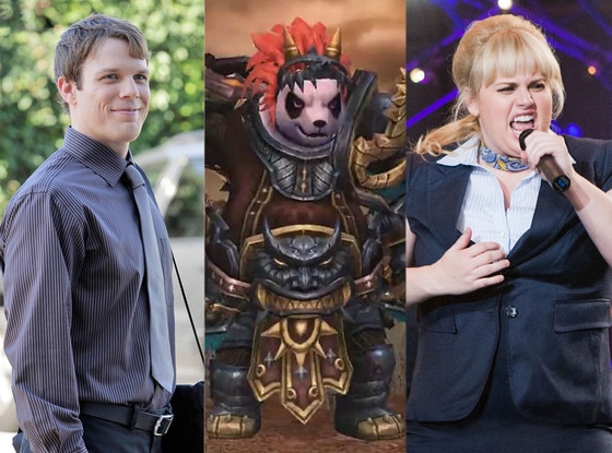 Warcraft Panda Bear, Jake Lacy, Rebel Wilson Warcraft Panda Bear, Jake Lacy, Rebel Wilson
