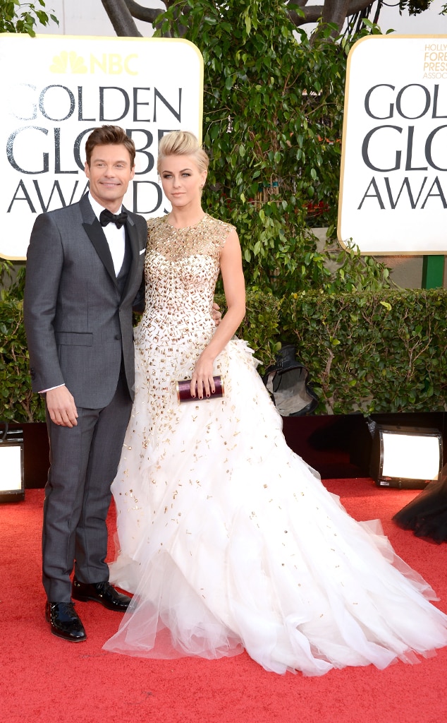 Ryan Seacrest, Julianne Hough, Golden Globe