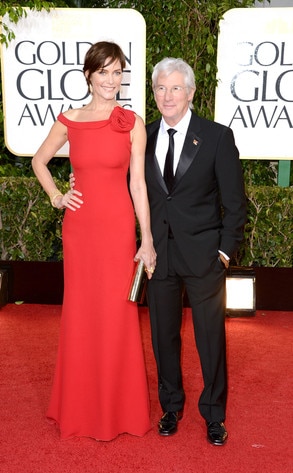 Richard Gere, Carey Lowell, Golden Globe Richard Gere, Carey Lowell, Golden Globe