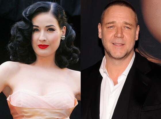 Dita Von Teese, Russell Crowe Dita Von Teese, Russell Crowe