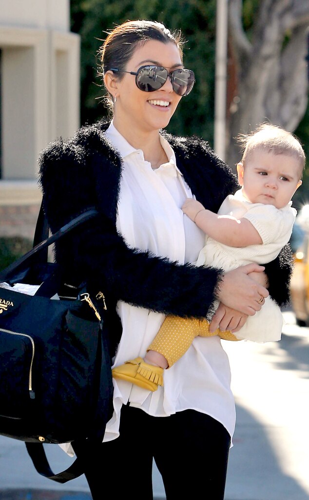 Kourtney Kardashian & Penelope from The Big Picture Today's Hot Photos