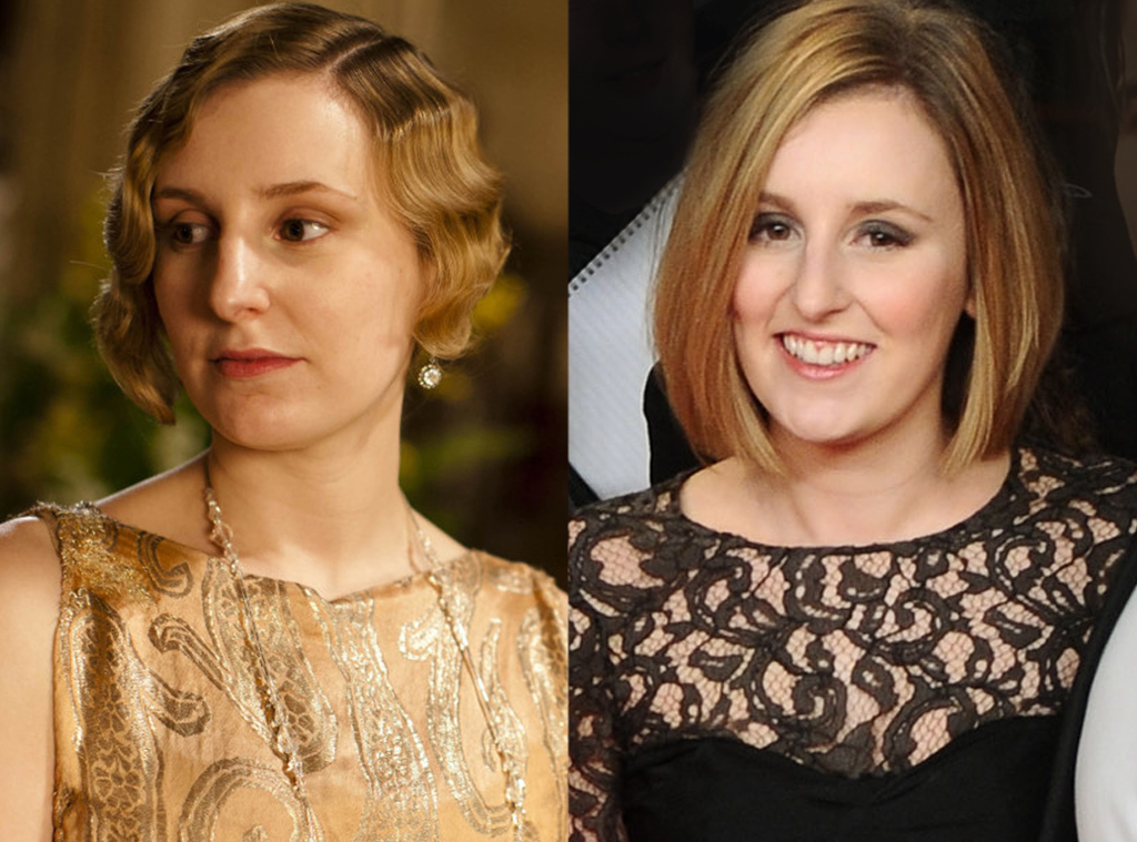 Laura Carmichael As Lady Edith Crawley From Downton Abbey Stars In And Out Of Costume E News 