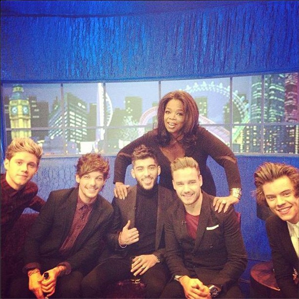 Oprah Winfrey, One Direction, Instagram Oprah Winfrey, One Direction, Instagram