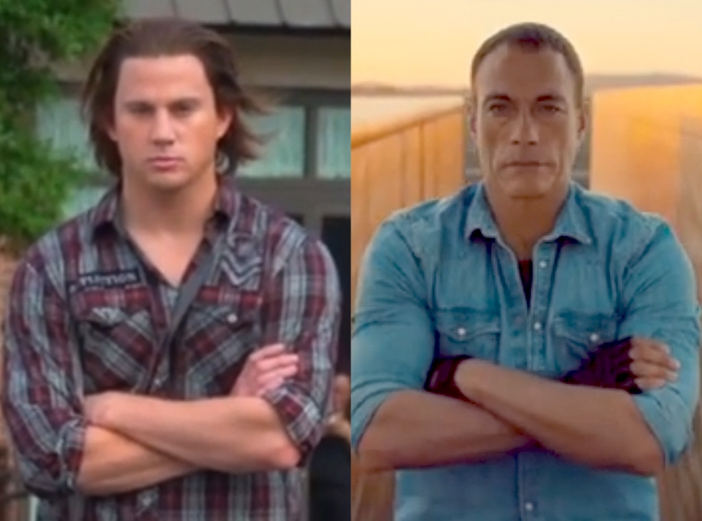 Channing Tatum, Jean-Claude Van Damme, Splits Channing Tatum, Jean-Claude Van Damme, Splits