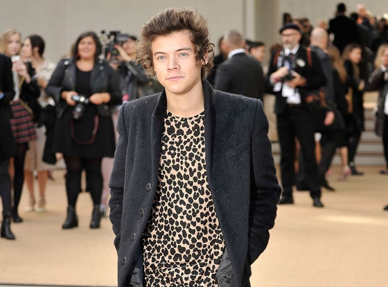 harry styles leopard shirt