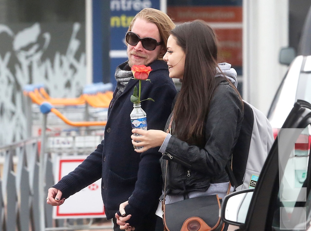 Hand in Hand from Macaulay Culkin and His New Girlfriend E! News