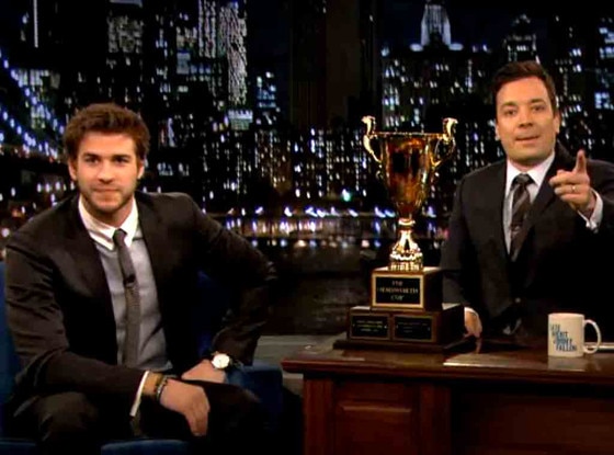 Liam Hemsworth, Jimmy Fallon, NYC Liam Hemsworth, Jimmy Fallon, NYC