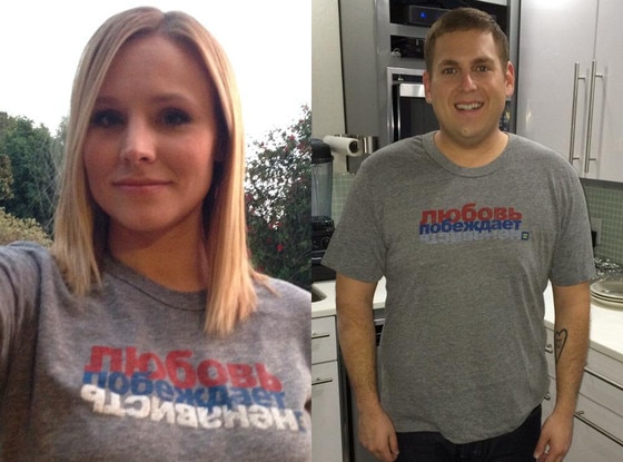 Kristen Bell, Jonah Hill, Russia Kristen Bell, Jonah Hill, Russia