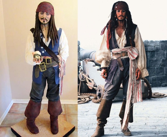 Johnny Depp, Jack Sparrow Cake Johnny Depp, Jack Sparrow Cake