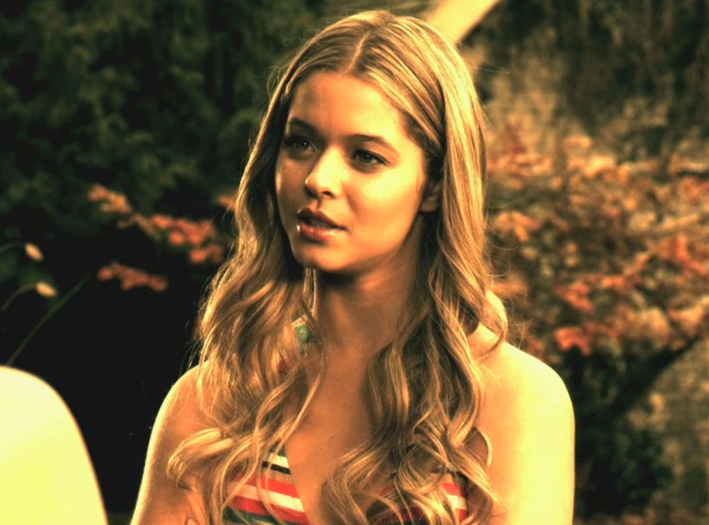 1. "Sasha Pieterse's Iconic Blonde Hair Evolution: From Pretty Little Liars to Now" - wide 1