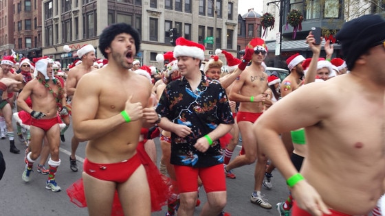 Santa Speedo Run Santa Speedo Run