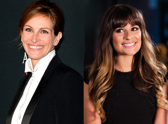 Julia Roberts, Lea Michele Glee Julia Roberts, Lea Michele Glee