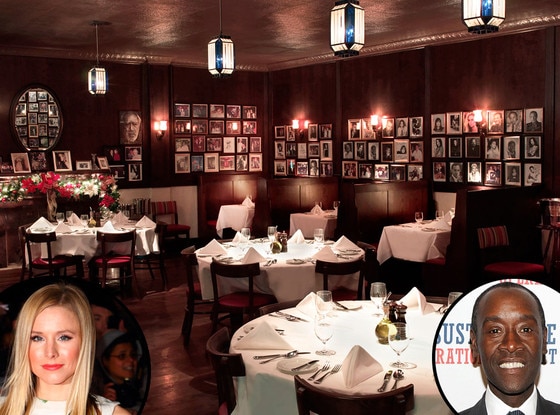 Kristen Bell, Rao's Restaurant, Don Cheadle Kristen Bell, Rao's Restaurant, Don Cheadle