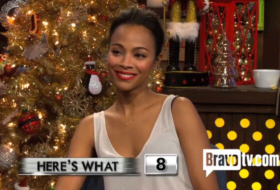 Zoe Saldana, Watch What Happens Zoe Saldana, Watch What Happens