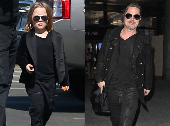 Knox Jolie-Pitt, Brad Pitt Knox Jolie-Pitt, Brad Pitt