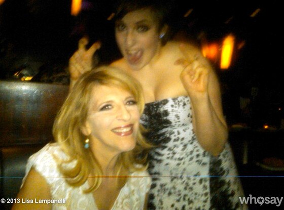 Lisa Lampanelli, Lena Dunham, WhoSay Lisa Lampanelli, Lena Dunham, WhoSay