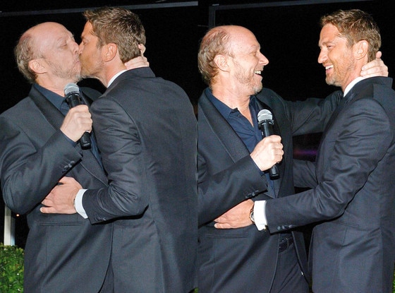 Gerard Butler, Paul Haggis Gerard Butler, Paul Haggis