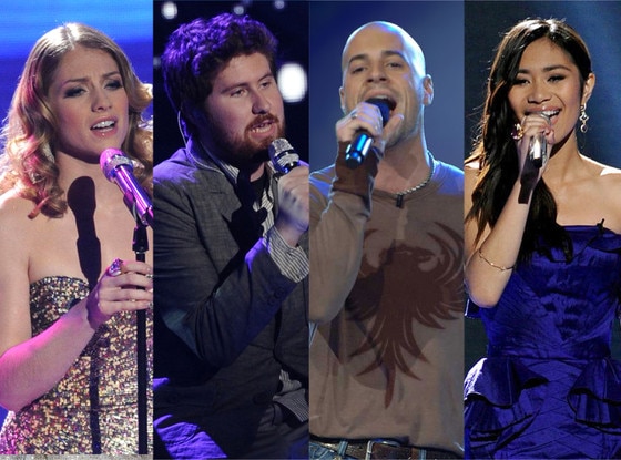 Chris Daughtry, Jessica Sanchez, Casey Abrams, Didi Benami Chris Daughtry, Jessica Sanchez, Casey Abrams, Didi Benami