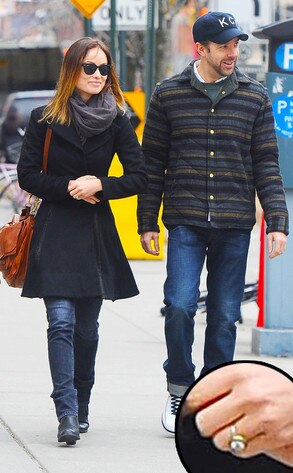 Olivia Wilde, Jason Sudeikis, Ring Olivia Wilde, Jason Sudeikis, Ring