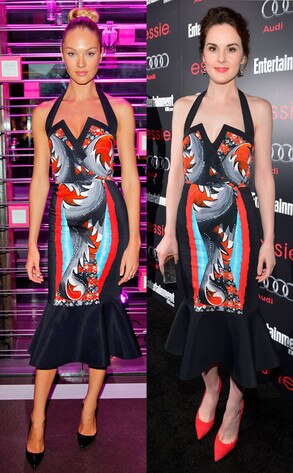 Candince Swanepoel, Michelle Dockery Candince Swanepoel, Michelle Dockery