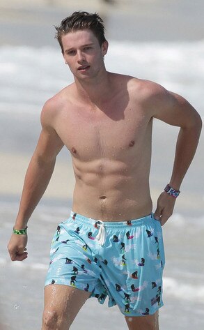 Patrick Schwarzenegger Hits The Beach Looks Pretty Dang Good Shirtless