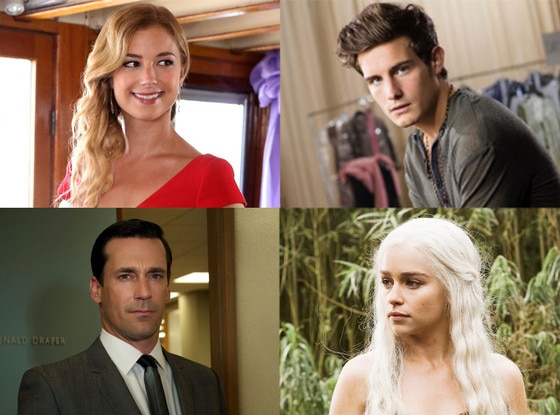 Revenge, The Following, Game of Thrones, Mad Men Revenge, The Following, Game of Thrones, Mad Men