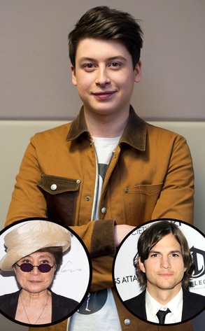 Yoko Ono, Ashton Kutcher, Nick D’Aloisio Yoko Ono, Ashton Kutcher, Nick D’Aloisio