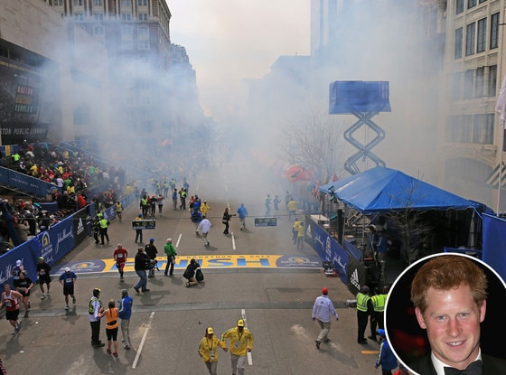 Boston Marathon Explosions, Prince Harry Boston Marathon Explosions, Prince Harry
