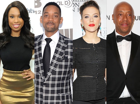 Will Smith, Jennifer Hudson, Scarlett Johansson, Russell Simmons Will Smith, Jennifer Hudson, Scarlett Johansson, Russell Simmons