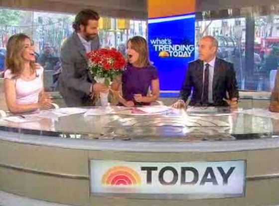 Bradley Cooper, Savannah Guthrie Bradley Cooper, Savannah Guthrie