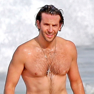 Bradley Cooper Goes Shirtless, Shows Off Toned Abs on Brazilian Beach