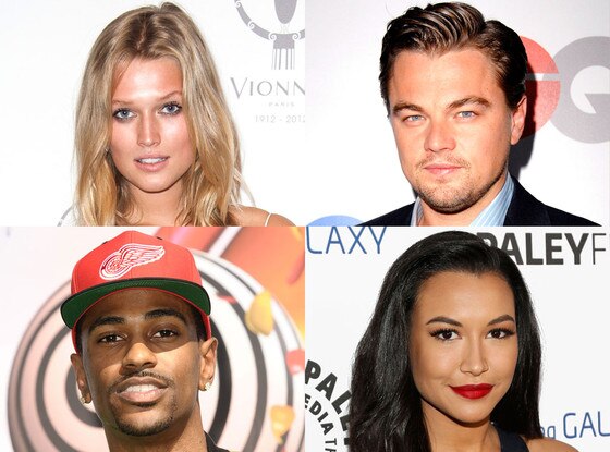 Toni Garrn, Leonardo DiCaprio, Naya Rivera, Big Sean Toni Garrn, Leonardo DiCaprio, Naya Rivera, Big Sean