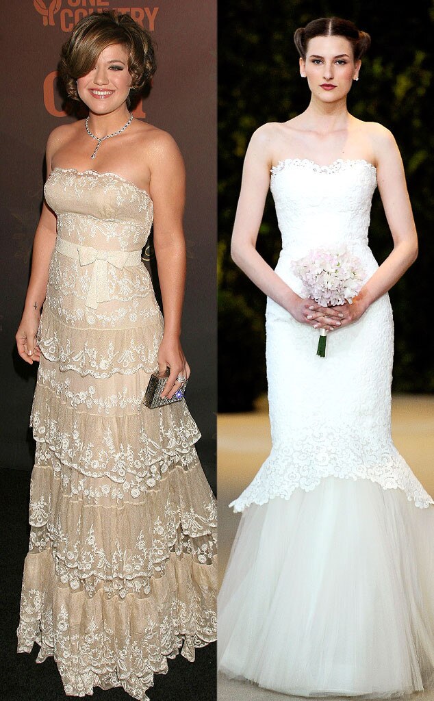 Kelly Clarkson Wedding Dress Lookalikes A Kiss For My Beau The