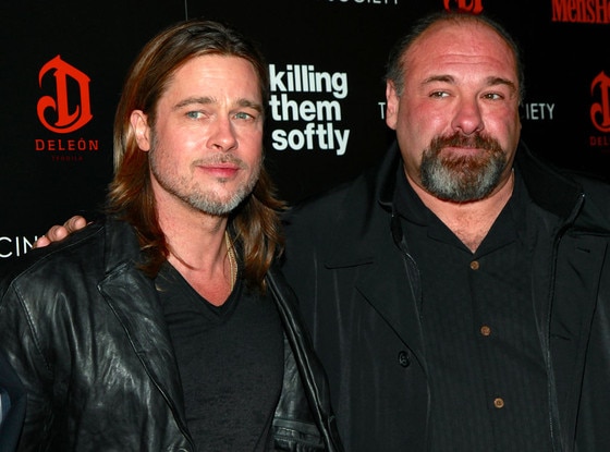 Brad Pitt, James Gandolfini Brad Pitt, James Gandolfini