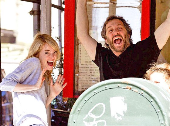 Emma Stone, Judd Apatow Emma Stone, Judd Apatow