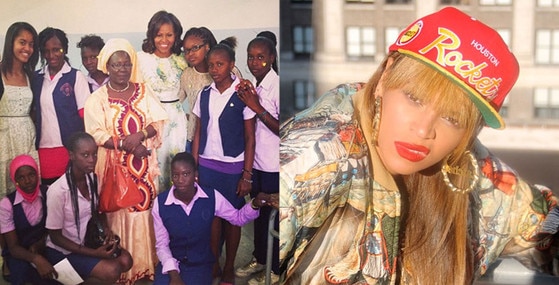 Michelle Obama, Beyonce, Instagram Michelle Obama, Beyonce, Instagram