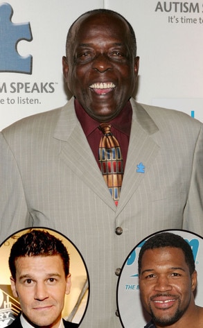 Deacon Jones, David Boreanaz, Michael Strahan Deacon Jones, David Boreanaz, Michael Strahan